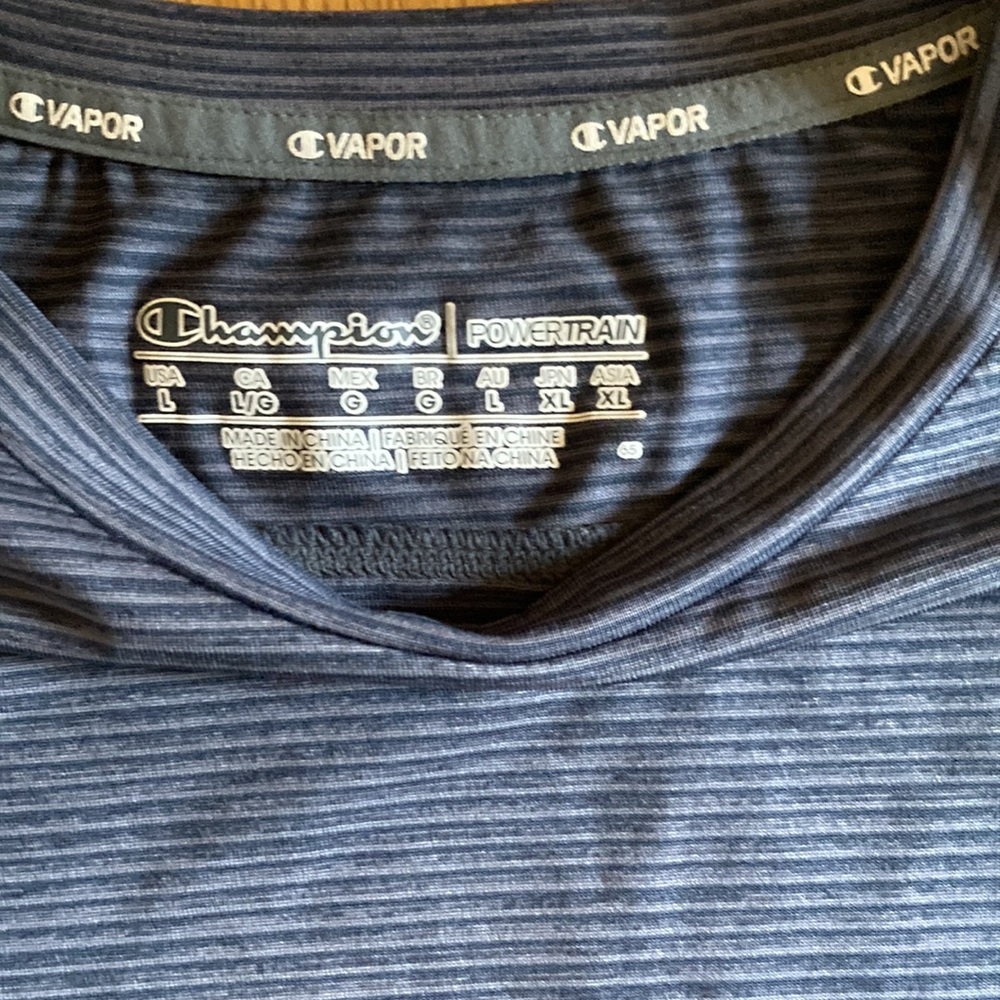 Champion PowerTrain Vapor Long Sleeve T Shirt. Size L